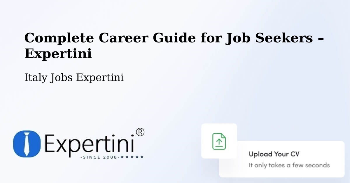 Career Guide for Job Seekers – Catanzaro - Catanzaro, Italy Jobs Expertini