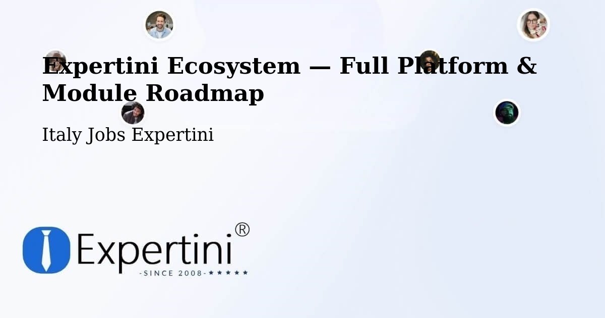 Expertini Ecosystem — Full Platform & Module Roadmap – Catanzaro